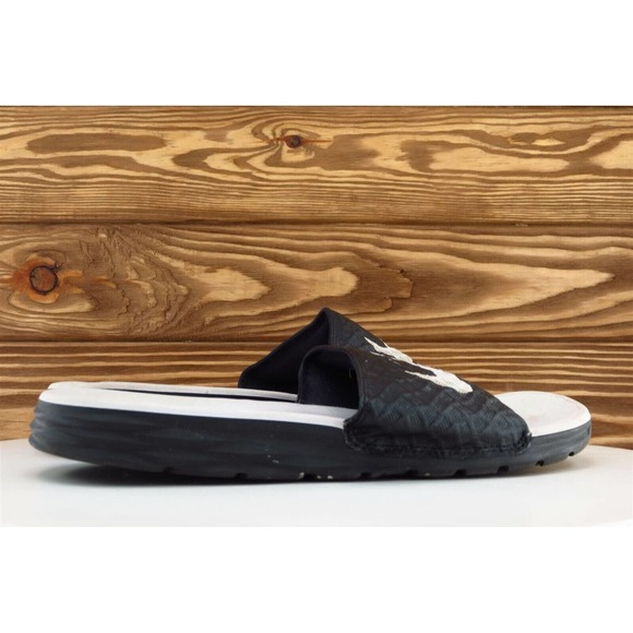 Nike Sz 8 M Black Slide Synthetic Women Sandals 705475010 - Picture 4 of 8